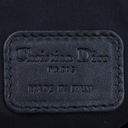 مملوكة مسبقًا حقيبة ديور بينيري كبيرة كانفاس مقوى مبطنة كاناج سوداء