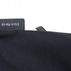 Pre Owned Dior Black Coated Canvas Medium Panarea Shopper Tote