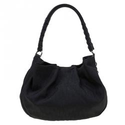 Pre Owned حقيبة ديور لافلي كانفاس سوداء