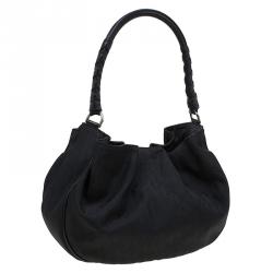 Pre Owned حقيبة ديور لافلي كانفاس سوداء