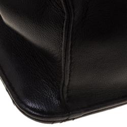 حقيبة صغيرة ديور سلسلة ميني ميس ديور جلد سوداء