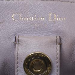 مملوكة مسبقًا Dior Purple Leather Large Diorissimo Shopper Tote