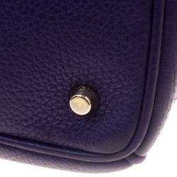 مملوكة مسبقًا Dior Purple Leather Large Diorissimo Shopper Tote