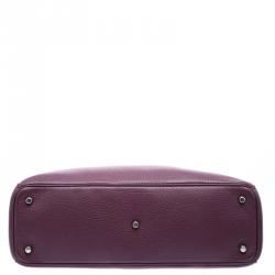 Pre Owned حقيبة شوبر ديور ديوريسيمو جلد عنابي كبيرة