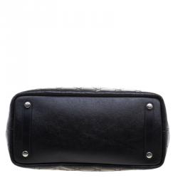 مملوكة مسبقًا Dior Black Cannage Coated Canvas Medium New Panarea Shopper Tote