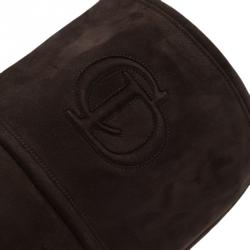 مملوكة مسبقًا Dior Brown Suede Knee Boots Size 40.5