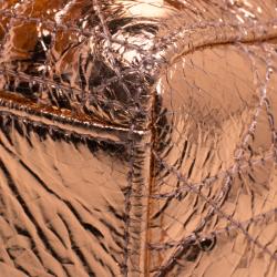 Dior Metallic Bronze Ceramic Effect Leather Stardust Backpack