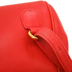 Dior Vermilion Calfskin Leather Backpack