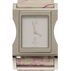 Dior White Stainless Steel Chris 47 Women's Wristwatch 30MM
