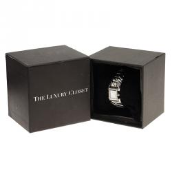 Pre Owned ساعة يد نسائية كريستيان ديور أرت ديكوD72-1011 صدف ألماس ستانلس ستيل 14مم