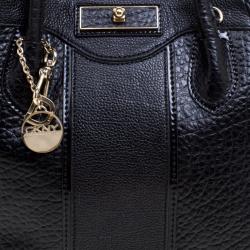Pre Owned DKNY Black Leather Tote