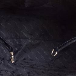 Pre Owned DKNY Black Leather Tote
