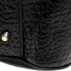 Pre Owned DKNY Black Leather Tote