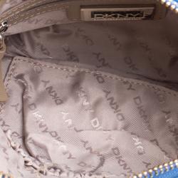 Pre Owned DKNY Blue Fabric Heritage Shoulder Bag