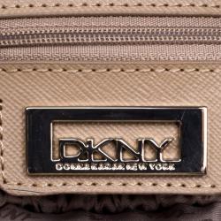 Pre Owned DKNY Blue Fabric Heritage Shoulder Bag