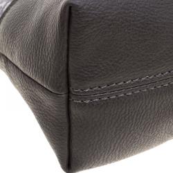 Pre Owned DKNY Grey Monogram Canvas Tote