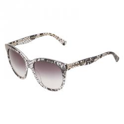 مملوكة مسبقًا نظارة شمسية دولتشي أند غابانا DG4149 دانتيل رصاصي