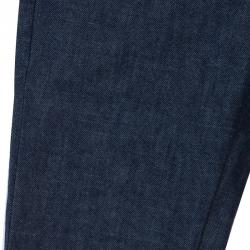 مملوكة مسبقًا بنطلون جينزدولتشي أند غابانا سكيني بريتي كحلي بسحاب مزين XS