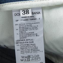 Pre Owned بنطلون دولتشي أند غابانا دنيم ضيق انديغو S