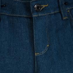 مملوكة مسبقًا Dolce and Gabbana Indigo Denim Tapered Pretty Jeans XS