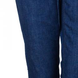 Pre Owned Dolce And Gabbana Wide Leg Denim Jeans M