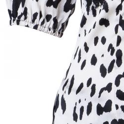 Pre Owned بلوزة دولتشي أند غابانا دانتيل نقشة الفهد S