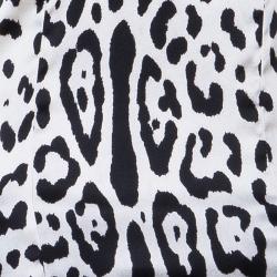 Pre Owned بلوزة دولتشي أند غابانا دانتيل نقشة الفهد S