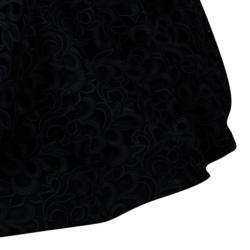 Pre Owned Dolce and Gabbana Black Lace Strapless Gown M