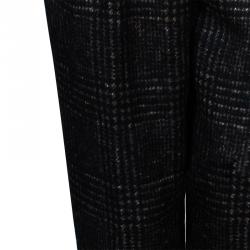 Pre Owned بنطلون دولتشي أند غابانا صوف تويد مفصل M