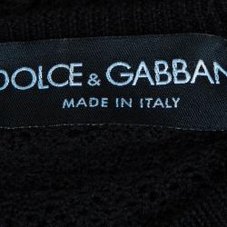 Pre Owned Dolce And Gabbana Black Knit Cardigan S