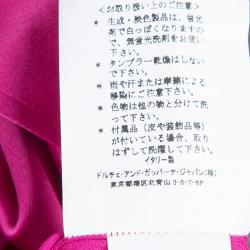 Pre Owned قميص دولتشي أند غابانا حرير ساتان فوشيا M