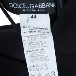 مملوكة مسبقًا Dolce And Gabbana Black Shift Dress M
