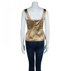 مملوكة مسبقًا Dolce And Gabbana Beige Corset M