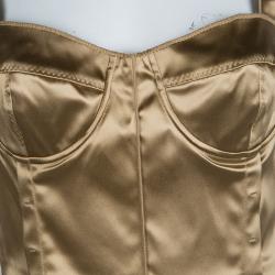 مملوكة مسبقًا Dolce And Gabbana Beige Corset M
