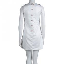 Pre Owned Dolce and Gabbana Hand Embroidered Embellished Portofino Shift Dress S