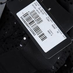 Pre Owned فستان سهرة دولتشي أند غابانا بلا حمالات مكشكش مزين بالترتر أسود M