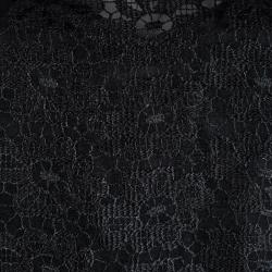 Pre Owned فستان دولتشي أند غابانا دانتيل أسود واسع S