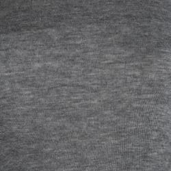 Pre Owned Dolce and Gabbana Grey Cashmere Turtle Neck Sweater M