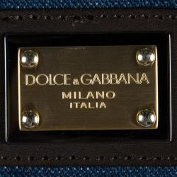 مملوكة مسبقًا Dolce and Gabbana Indigo Denim Tapered Cute Jeans S