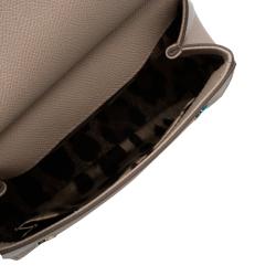 Pre Owned Dolce and Gabbana Nude Leather Small Miss Sicily Top Handle Bag