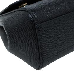 Pre Owned حقيبة دولتشي أند غابانا حمالة علوية ميس سيسيلي صغيرة جلد ذهبي