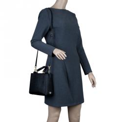 Pre Owned حقيبة دولتشي أند غابانا شوبر ميس سيسيلي صغيرة جلد أسود