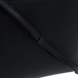 Pre Owned حقيبة دولتشي أند غابانا شوبر ميس سيسيلي صغيرة جلد أسود