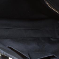 Pre Owned حقيبة دولتشي أند غابانا ألما رافية كروشيه سوداء