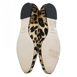Pre Owned Dolce and Gabbana Pony Hair Smoking Slippers Size 39 