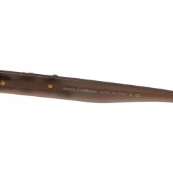 Pre Owned نظارة شمسية دولتشي أند غابانا سيسيليان باروك بيج