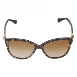 Pre Owned نظارة شمسية دولتشي أند غابانا DG4162  بني