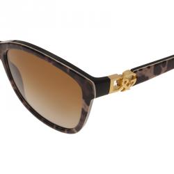 Pre Owned نظارة شمسية دولتشي أند غابانا DG4162  بني