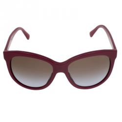 مملوكة مسبقًا Dolce Gabbana Burgundy DG4149 Oversized Sunglasses