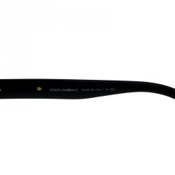 مملوكة مسبقًا نظارة شمسية دولتشي أند غابانا سيسيليان باروك سوداء